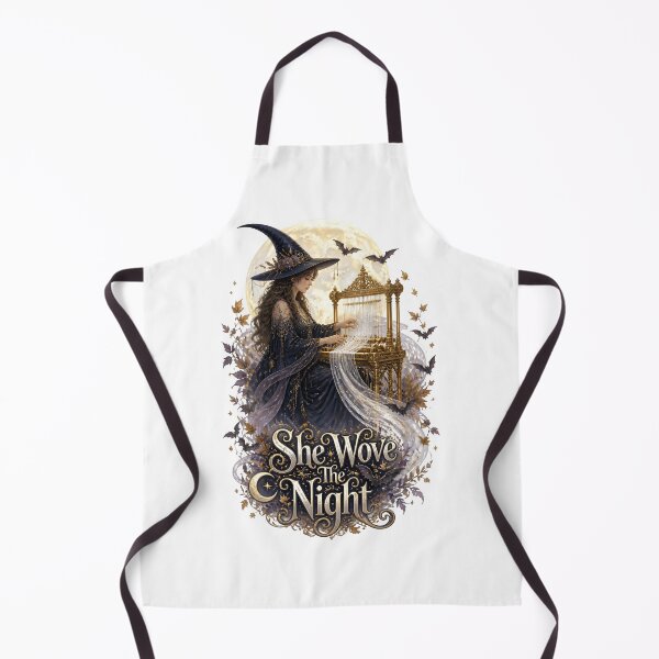 Item preview, She Wove The Night Halloween Witch designed and sold by Sovereign Supply Co..