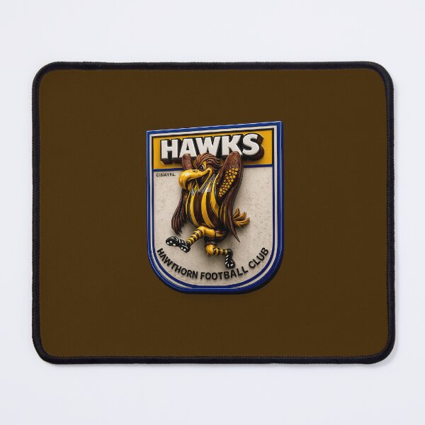 Item preview, Hawthorn Hawks AFL VFL Logo Mascot Classic Vintage designed and sold by Luke Foran Sports Art.