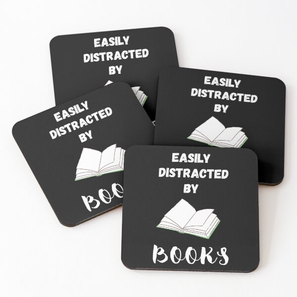 Item preview, Easily distracted by books designed and sold by Pixel-InkStore.