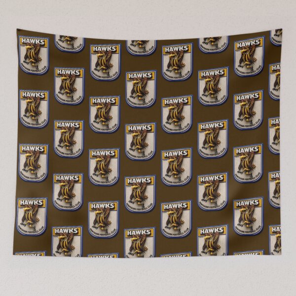 Item preview, Hawthorn Hawks AFL VFL Logo Mascot Classic Vintage designed and sold by Luke Foran Sports Art.