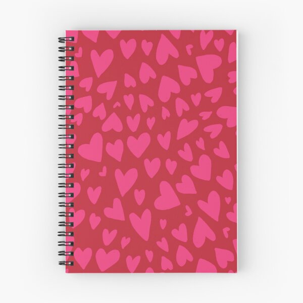 Item preview, Bright Pink Hearts Pattern designed and sold by alexkmosdesigns.