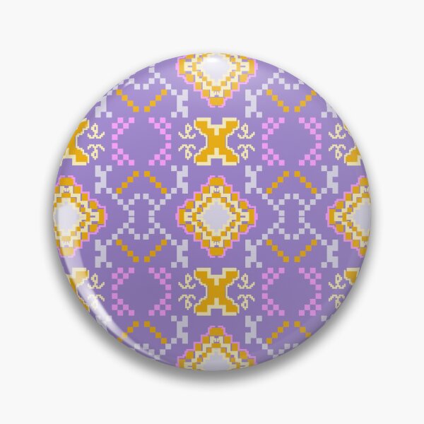 Item preview, Pastel Pixel Art Geometric Pattern - Cute Retro Tribal Mosaic designed and sold by Freedom-11.