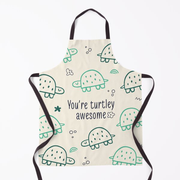 Item preview, You're Turtley Awesome Funny Pun Turtle Doodle designed and sold by LibertyHub.