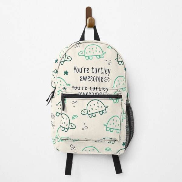Item preview, You're Turtley Awesome Funny Pun Turtle Doodle designed and sold by LibertyHub.