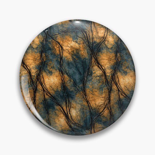 Item preview, Orange and Slate Marbled Branches Design designed and sold by Piotrek0001.