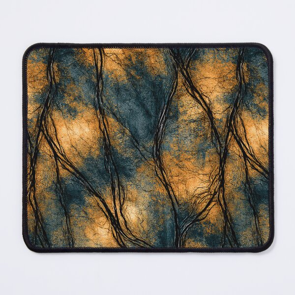 Item preview, Orange and Slate Marbled Branches Design designed and sold by Piotrek0001.