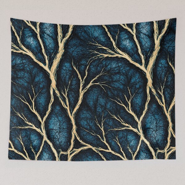 Item preview, Blue and Cream Neural Pathway Texture designed and sold by Piotrek0001.