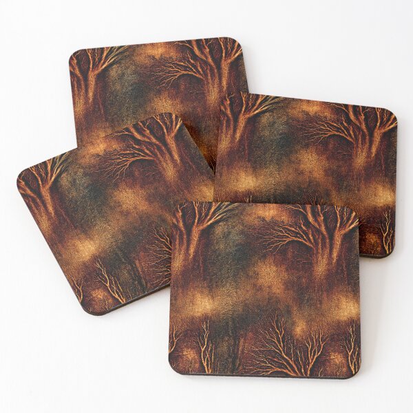 Item preview, Amber Glow Branching Root Abstract designed and sold by Piotrek0001.