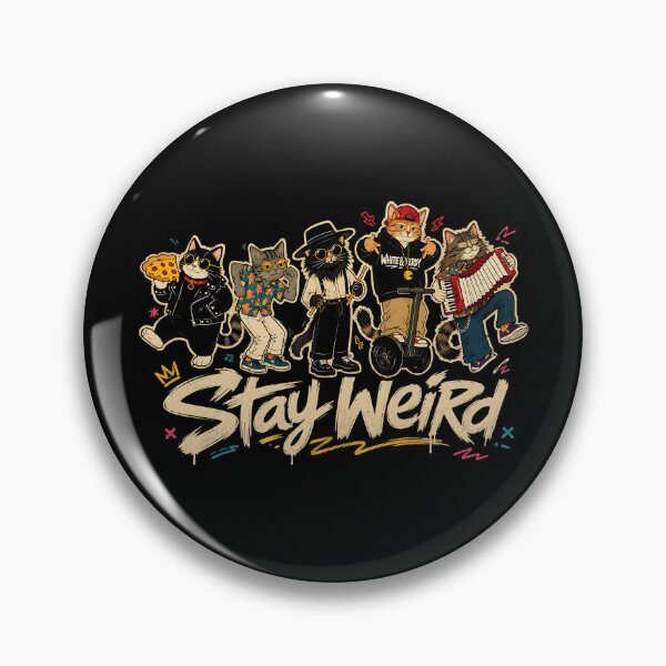 Item preview, Stay Weird Cat Crew designed and sold by bcouchie.