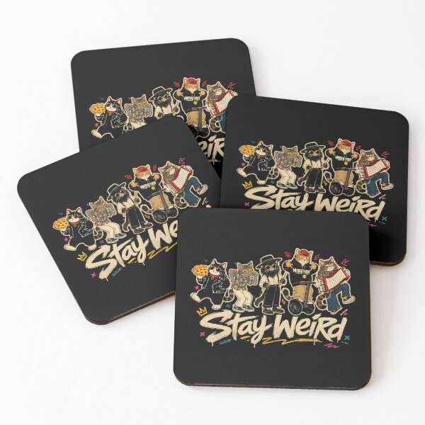 Item preview, Stay Weird Cat Crew designed and sold by bcouchie.