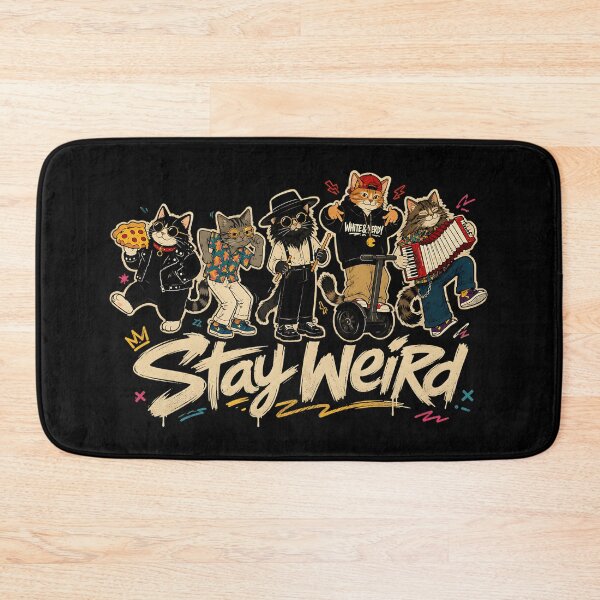 Item preview, Stay Weird Cat Crew designed and sold by bcouchie.
