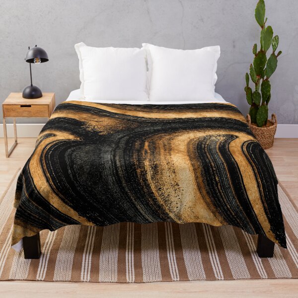 Item preview, Golden Swirl Marble Wood Grain Abstract designed and sold by Piotrek0001.