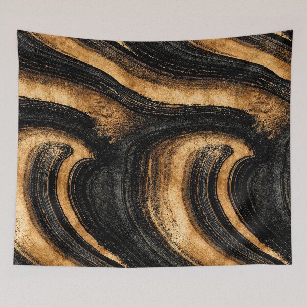 Item preview, Golden Swirl Marble Wood Grain Abstract designed and sold by Piotrek0001.
