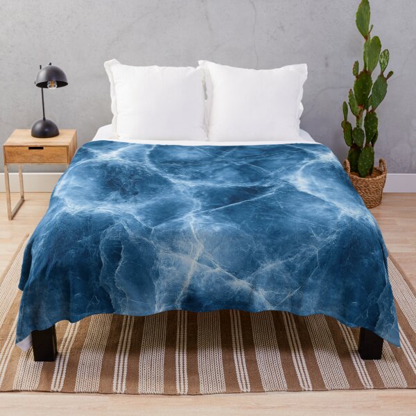 Item preview, Ocean Blue Cracked Ice Texture Art designed and sold by Piotrek0001.