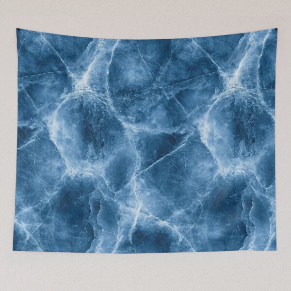 Item preview, Ocean Blue Cracked Ice Texture Art designed and sold by Piotrek0001.