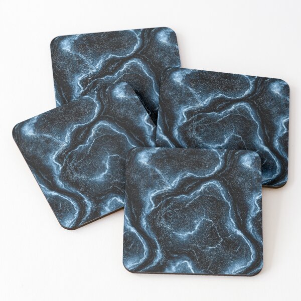 Item preview, Midnight Blue Marbled Lightning Texture designed and sold by Piotrek0001.