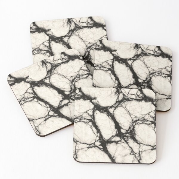 Item preview, Black and White Marbled Vein Abstract designed and sold by Piotrek0001.
