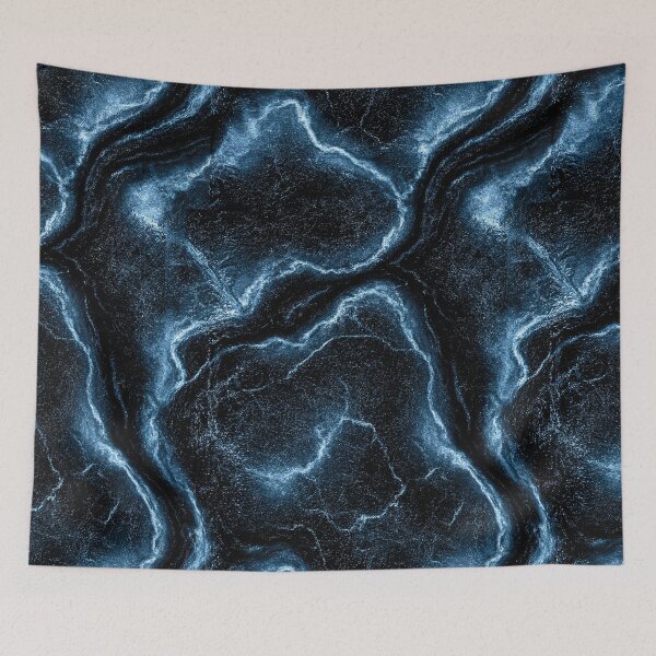 Item preview, Midnight Blue Marbled Lightning Texture designed and sold by Piotrek0001.