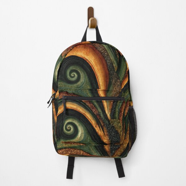 Item preview, Green and Gold Swirl Agate Style Art designed and sold by Piotrek0001.