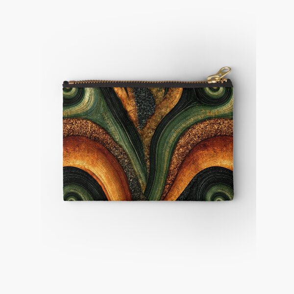 Item preview, Green and Gold Swirl Agate Style Art designed and sold by Piotrek0001.