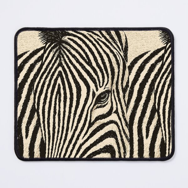 Item preview, Wild Zebra Stripe Organic Swirl Design designed and sold by Piotrek0001.