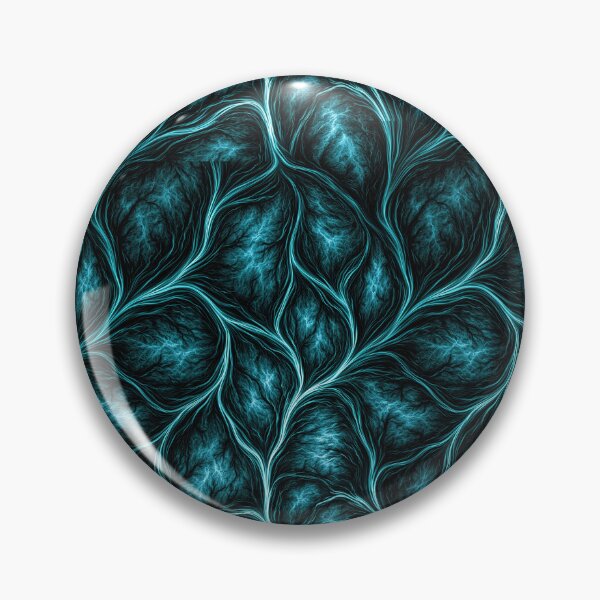 Item preview, Abstract Teal Neural Brain Tissue Art designed and sold by Piotrek0001.