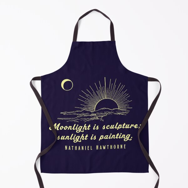 Item preview, Nathaniel Hawthorne quote: Moonlight is sculpture; sunlight is painting. designed and sold by artbleed.