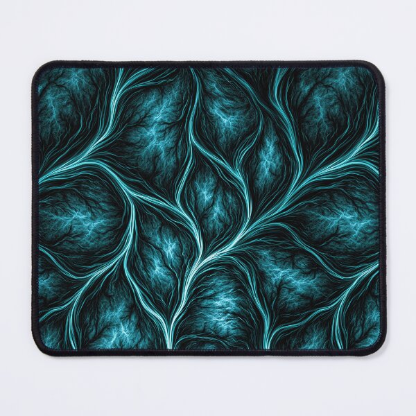 Item preview, Abstract Teal Neural Brain Tissue Art designed and sold by Piotrek0001.