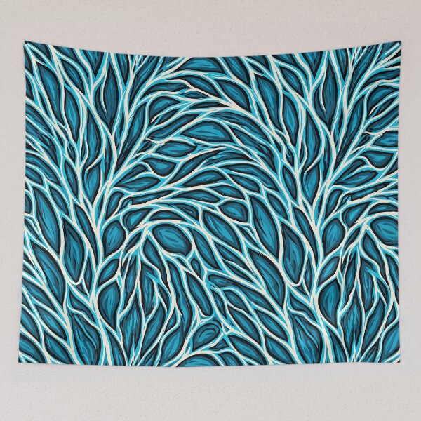 Item preview, Electric Blue Fine Line Biological Web designed and sold by Piotrek0001.