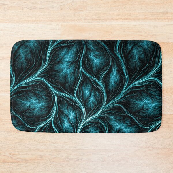 Item preview, Abstract Teal Neural Brain Tissue Art designed and sold by Piotrek0001.