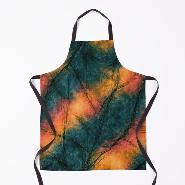 Item preview, Sunset Orange and Teal Marbled Abstract designed and sold by Piotrek0001.