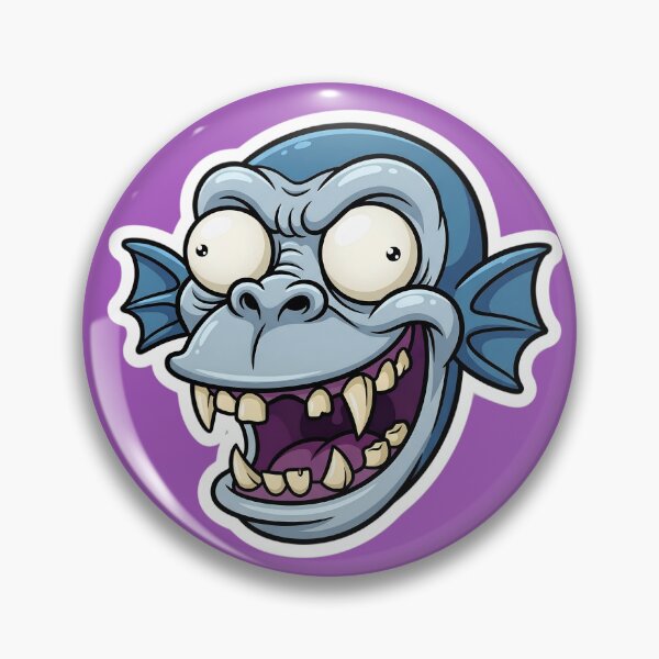 Item preview, Zombie Shark Cartoon Sticker | Funny Undead Shark Face | Creepy Cute Monster Ocean Art | Horror Halloween Die Cut Sticker designed and sold by Bhaskar Digital Art.