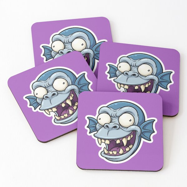 Item preview, Zombie Shark Cartoon Sticker | Funny Undead Shark Face | Creepy Cute Monster Ocean Art | Horror Halloween Die Cut Sticker designed and sold by Bhaskar Digital Art.