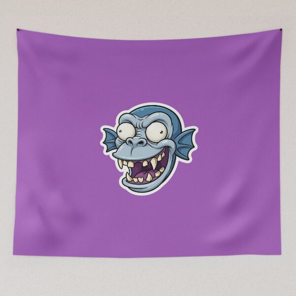 Item preview, Zombie Shark Cartoon Sticker | Funny Undead Shark Face | Creepy Cute Monster Ocean Art | Horror Halloween Die Cut Sticker designed and sold by Bhaskar Digital Art.