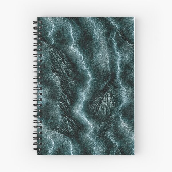 Item preview, Teal Fog and Vein Modern Abstract Art designed and sold by Piotrek0001.