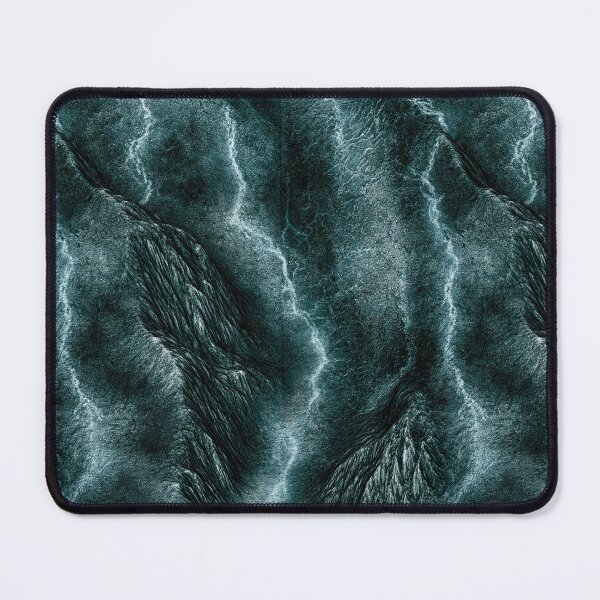 Item preview, Teal Fog and Vein Modern Abstract Art designed and sold by Piotrek0001.
