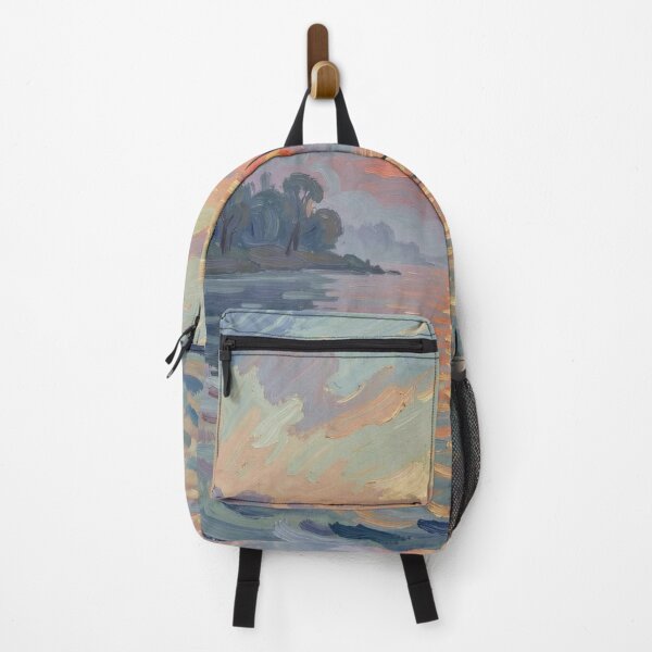 Item preview, Peaceful Line Messenger Evening Horizon designed and sold by Harrisonvibes.