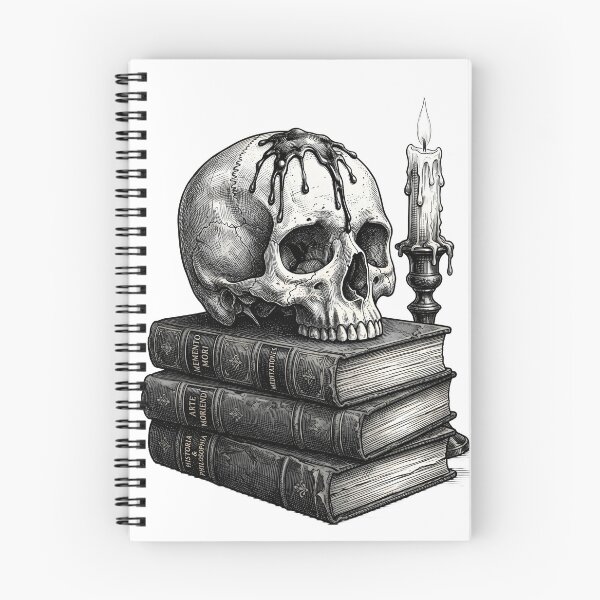 Item preview, Memento Mori | Vintage Skull & Dark Academia Philosophy designed and sold by OVERRIDESTUDIOS.