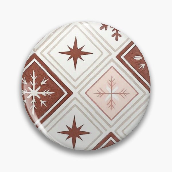 Item preview, Cozy Folk Winter Snowflake Geometric Argyle Pattern designed and sold by LYAN-STORE.