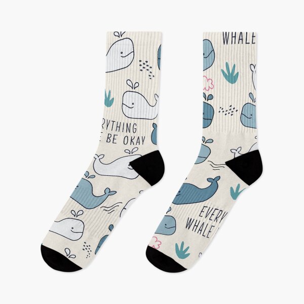 Item preview, Whale Positivity Cute Funny Doodle designed and sold by LibertyHub.