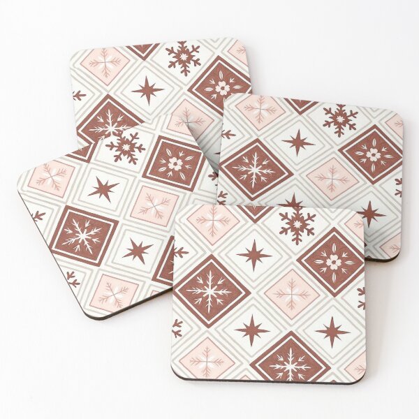 Item preview, Cozy Folk Winter Snowflake Geometric Argyle Pattern designed and sold by LYAN-STORE.