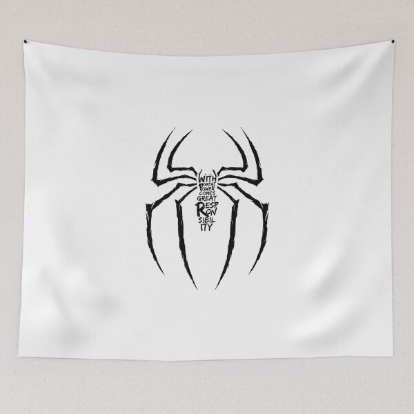 Item preview, Spider Symbol of Responsibility Minimalist Emblem designed and sold by Fashvora.
