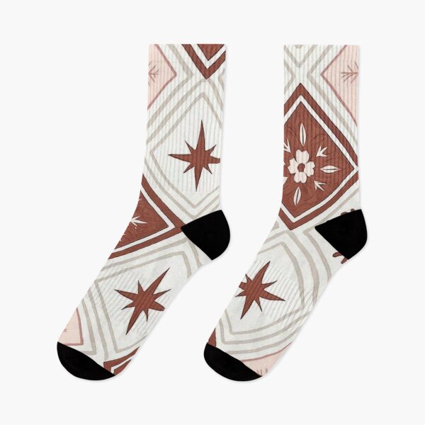 Item preview, Cozy Folk Winter Snowflake Geometric Argyle Pattern designed and sold by LYAN-STORE.