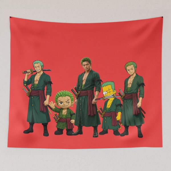 Item preview, The Many Styles of the Green Hair Swordsman designed and sold by ChaosModeArt.