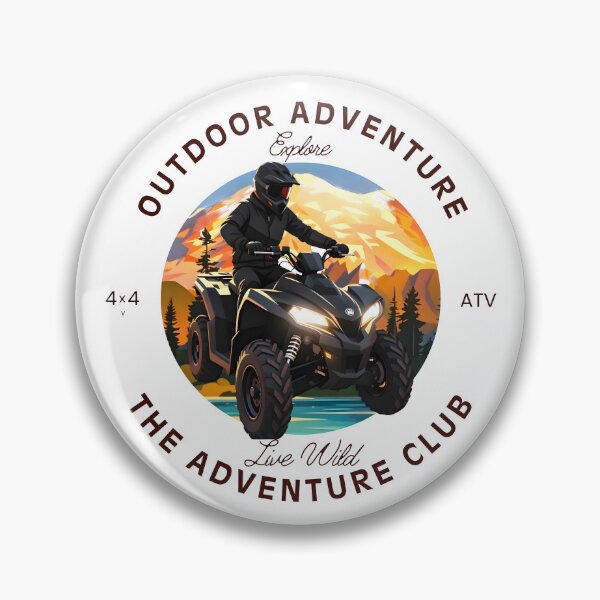 Item preview,  ATV Adventure Club | Retro Off-Road Vintage T-Shirt Design designed and sold by Spirit of Siam.