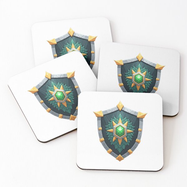 Item preview, Emerald Star Ancient Shield - Fantasy RPG Relic designed and sold by Dzblack.