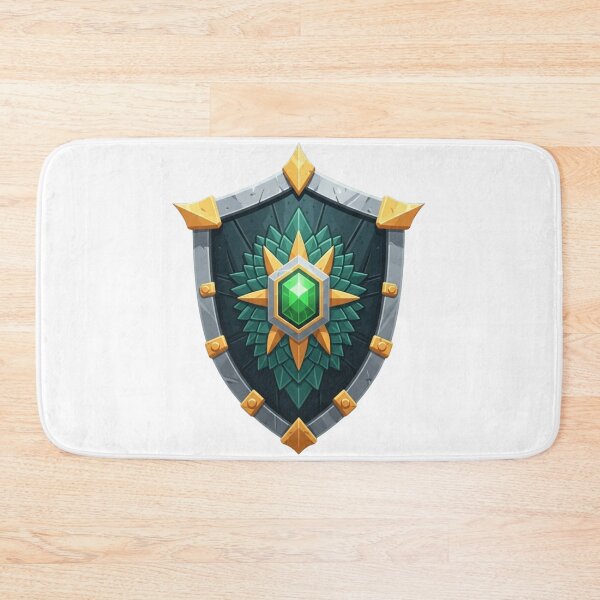 Item preview, Emerald Star Ancient Shield - Fantasy RPG Relic designed and sold by Dzblack.