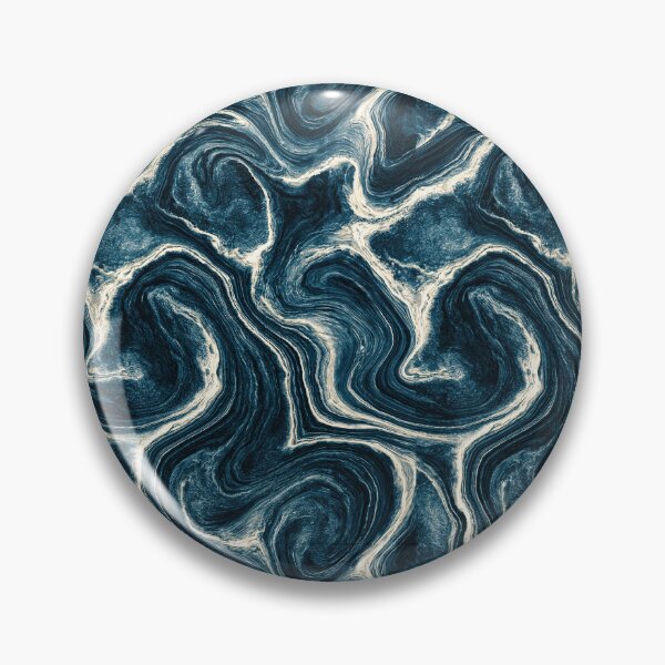 Item preview, Vortex Teal and White Marble Swirl Art designed and sold by Piotrek0001.