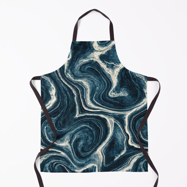 Item preview, Vortex Teal and White Marble Swirl Art designed and sold by Piotrek0001.