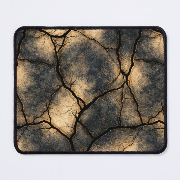 Item preview, Earthy Gold Cracked Stone Texture Art designed and sold by Piotrek0001.